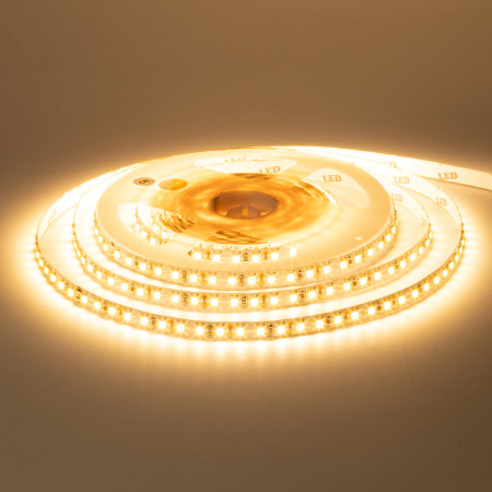 Світлодіодна стрічка 12В бІла тепла New smd3528 120led/м негерметична, 1м