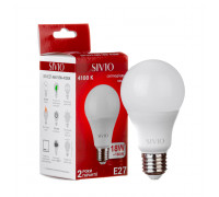 Led лампа Sivio 18Вт A65 нейтральная белая E27 4100K