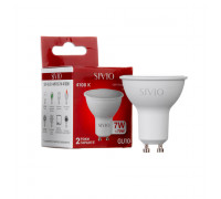 Светодиодная лампа 7вт sivio нейтральная белая GU10 4100K MR16