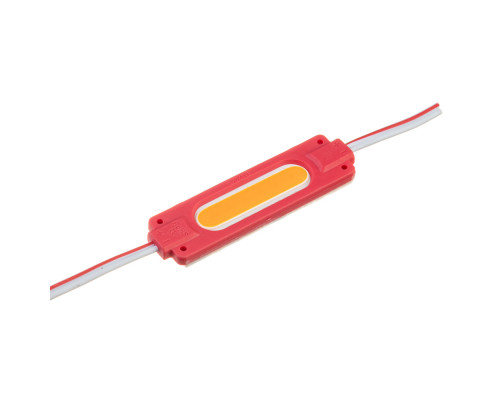 Модуль светодиодный красный 24в COB 1LED 2Вт герметичный