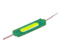 Модуль светодиодный зеленый 24в COB 1LED 2Вт герметичный