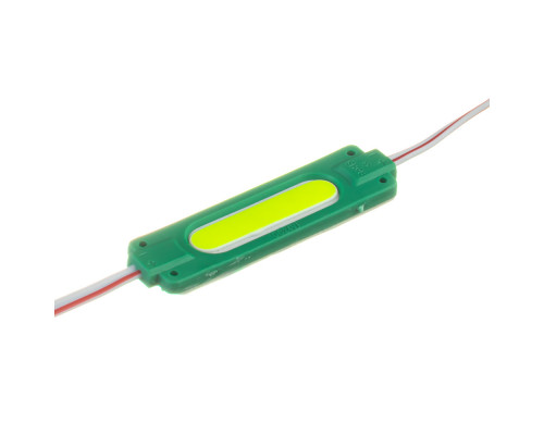 Модуль светодиодный зеленый 24в COB 1LED 2Вт герметичный