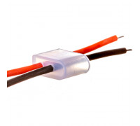 Монтажный комплект для LED неона 12V 6 mm (2 заглушки + 2 провода)