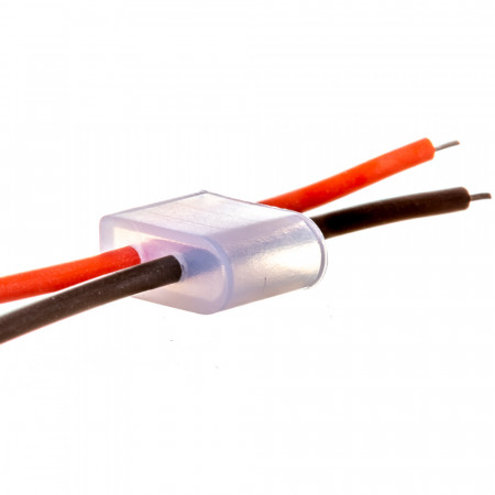 Монтажный комплект для LED неона 12V 6 mm (2 заглушки + 2 провода)
