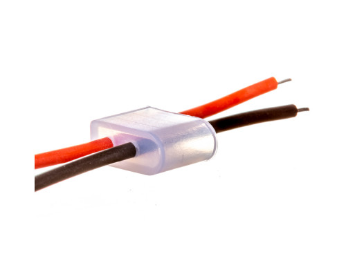 Монтажный комплект для LED неона 12V 6 mm (2 заглушки + 2 провода)
