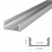 LED профиль ПФ-18 анодированный накладной с рассеивателем (комплект) 2м