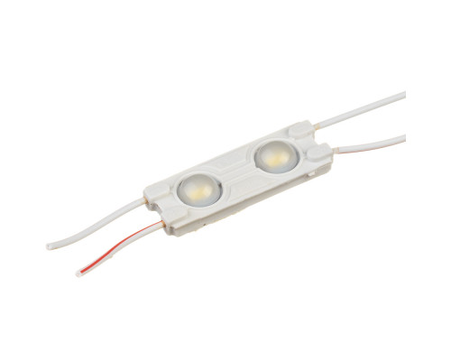 Модуль МТК 12V белый тёплый 2led smd5730 1Вт IP65