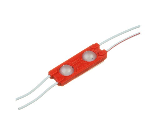 Модуль МТК 12V красный 2led smd5730 1Вт IP65