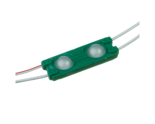 Модуль МТК 12V зелёный 2led smd5730 1Вт IP65