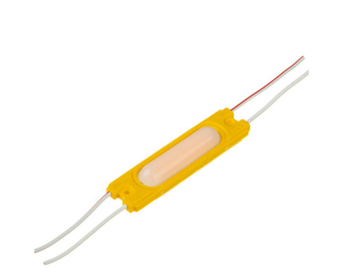 Светодиодный модуль СОВ 12V желтый 1led 1,5W IP65