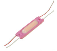 Светодиодный модуль СОВ 12V розовый 1led 1,5W IP65
