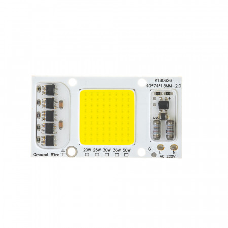 Led матрица 50W 6000K СОВ + IC драйвер
