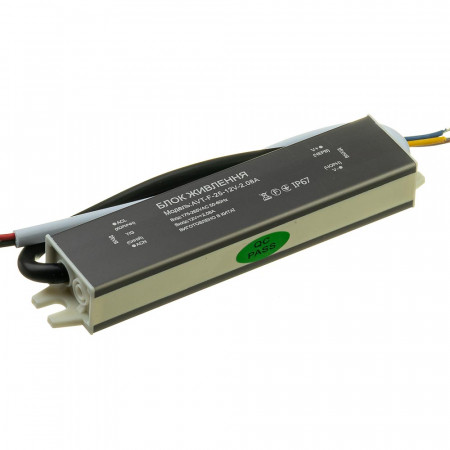 Led блок питания NEW AVT-12V влагозащита IP65 2.08А - 25W