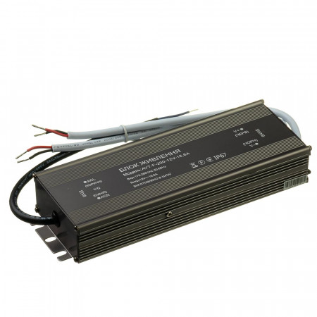 Led блок питания NEW AVT-12V влагозащита IP65 16,66А - 200W