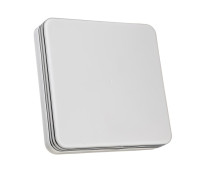 Светодиодный светильник 24Вт накладной квадратный 5000К IP40 Silver