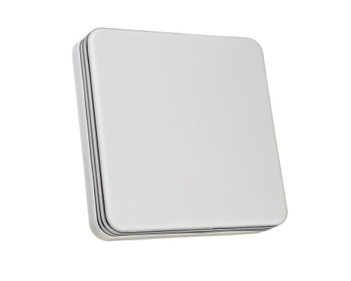 Светодиодный светильник 24Вт накладной квадратный 5000К IP40 Silver